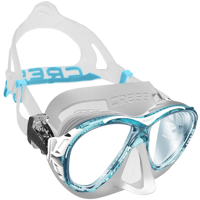 Cressi Naxos Mask - Compact Adult Scuba Diving Mask with Anti-Fog System