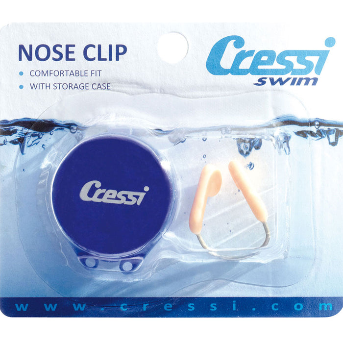 Cressi Comfort Swim Nose Clip w/ Carry Case