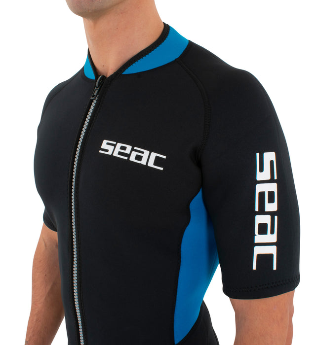SEAC Look Man Snorkeling, Diving and Water Activity Shorty Wetsuit 2.5mm Neoprene