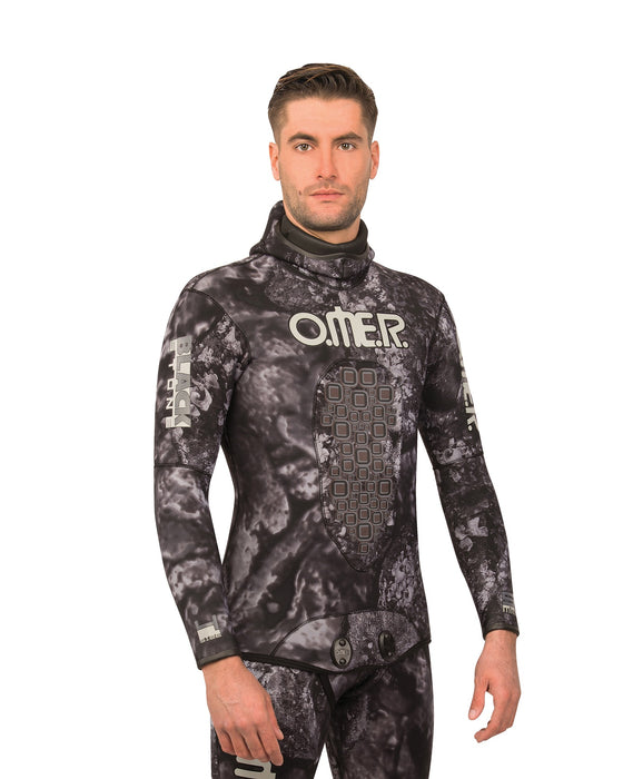 Omer Black Stone 5mm Spearfishing Wetsuit Jacket