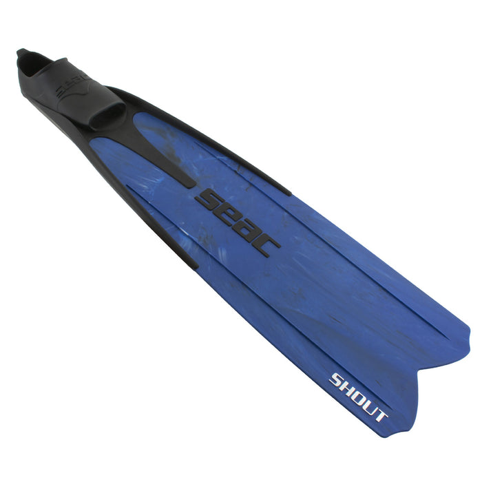 SEAC Shout Adult Long Fins for Scuba Diving, Freediving and Spearfishing