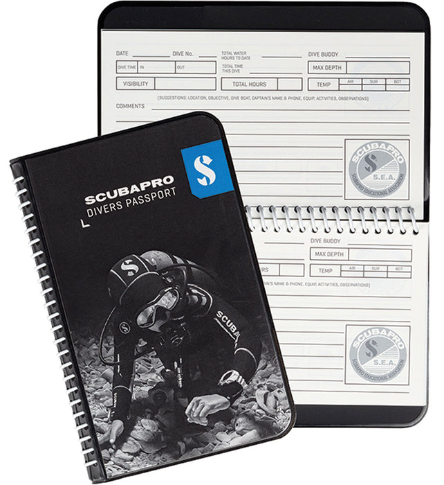 Scubapro Water Proof Pages Diver's Log Book