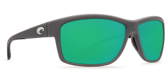 Costa Mag Bay Matte Gray, Green Mirror 580G Sunglasses, Glass