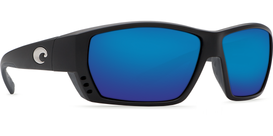 Costa Tuna Alley Black Blue Mirror Sunglasses, Glass