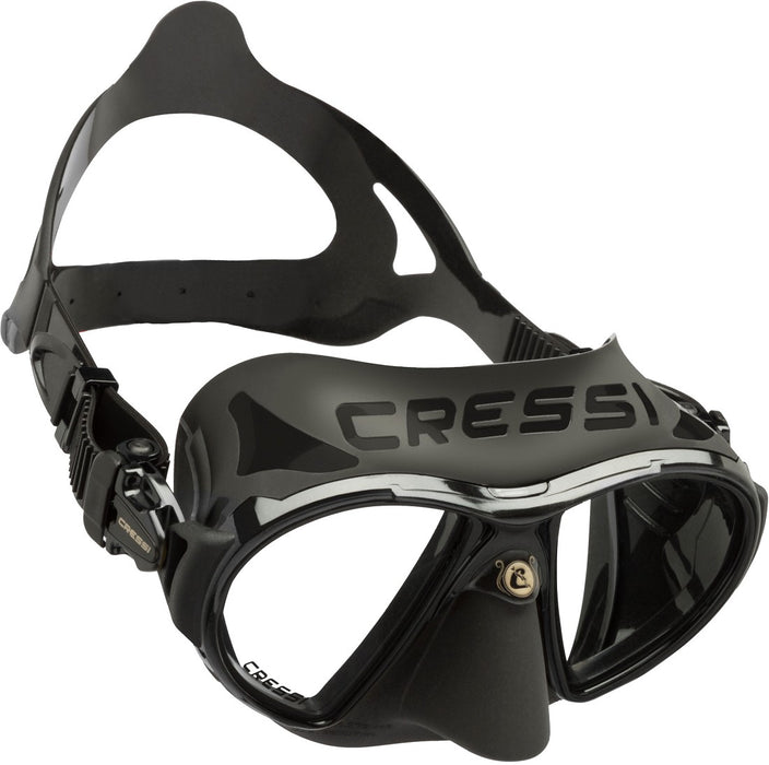 Cressi Zeus Diving Mask – Ultra Low Volume, Frameless Design with FOG STOP System