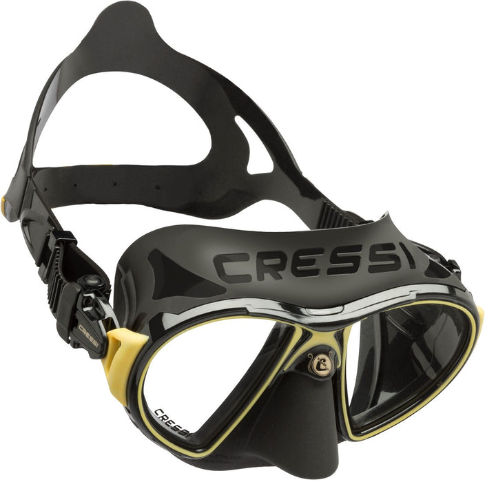 Cressi Zeus Diving Mask – Ultra Low Volume, Frameless Design with FOG STOP System