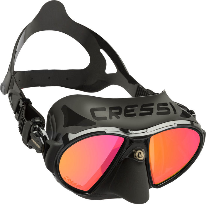 Cressi Zeus Diving Mask – Ultra Low Volume, Frameless Design with FOG STOP System