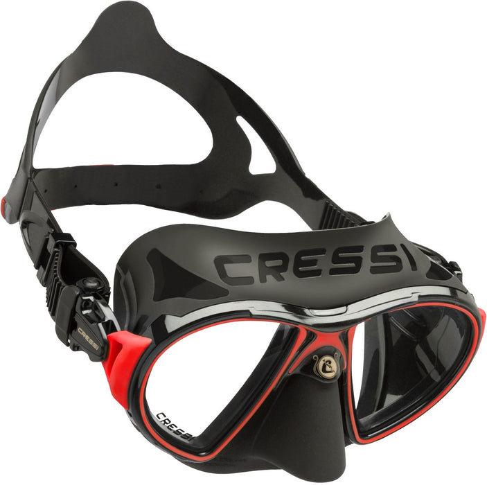 Cressi Zeus Diving Mask – Ultra Low Volume, Frameless Design with FOG STOP System