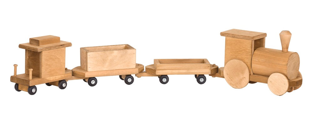 Amish Buggy Toys Kids Wooden Toy Freight Train