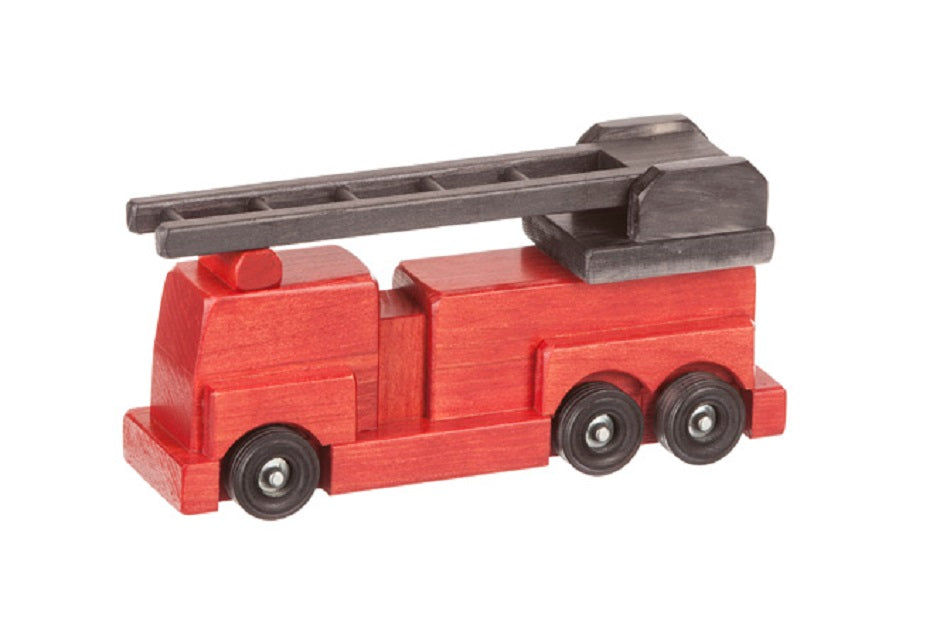 Amish Buggy Toys Kids Wooden Toy Firetruck with Ladders