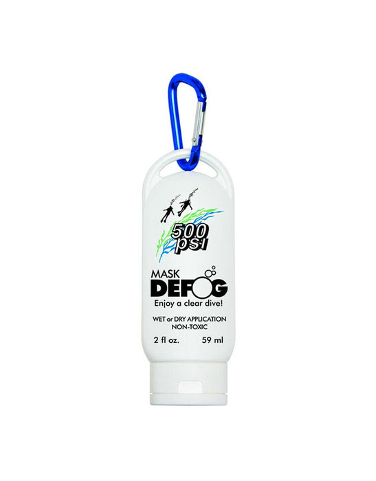 500 PSI 2 fl. oz. Mask Defog Sport Bottle with Carabineer (24 pc Cardboard Display)