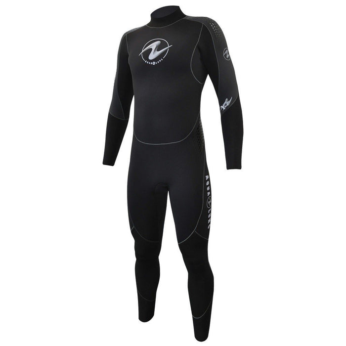 Aqua Lung Mens AquaFlex 5mm Back-Zip Scuba Diving Wet Jumpsuit