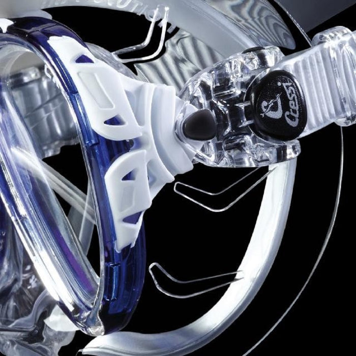 Cressi Adult High-End Scuba Diving Mask, Made in the Revolutionary Crystal Silicone - Big Eyes Evolution Crystal: Made in Italy
