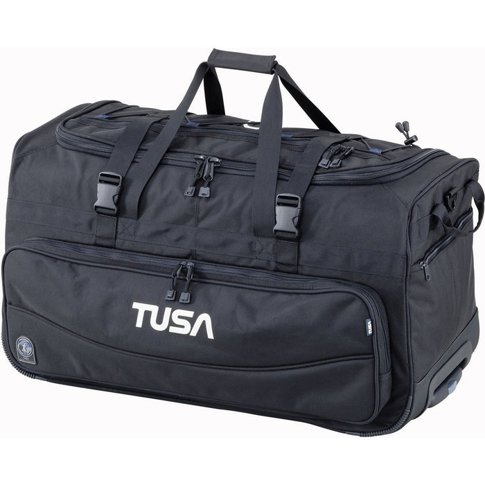 Tusa Dive Gear Roller Duffle Bag, Black