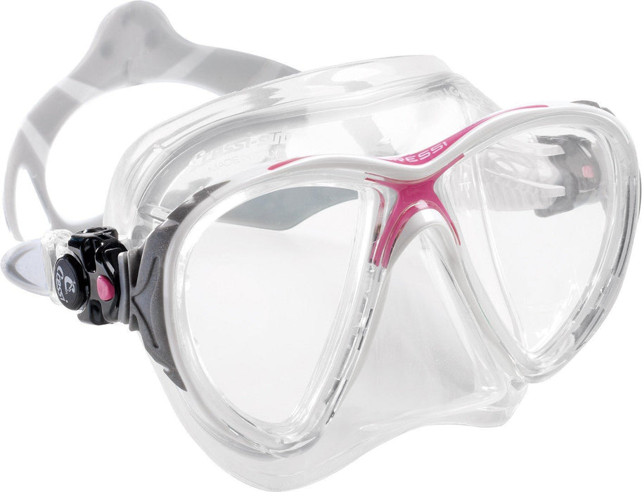 Cressi Adult High-End Scuba Diving Mask, Made in the Revolutionary Crystal Silicone - Big Eyes Evolution Crystal: Made in Italy