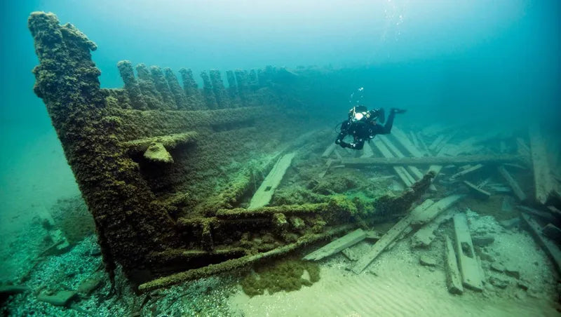 scuba diving a shipwreck in new jersey