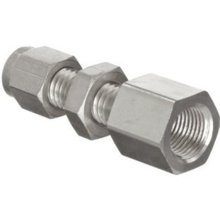 A Plus marine Supply, Inc. 1/4" FNPT to Tube 1/4" Female Bulkhead