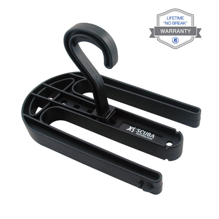 XS Scuba Drysuit Hanger, Black