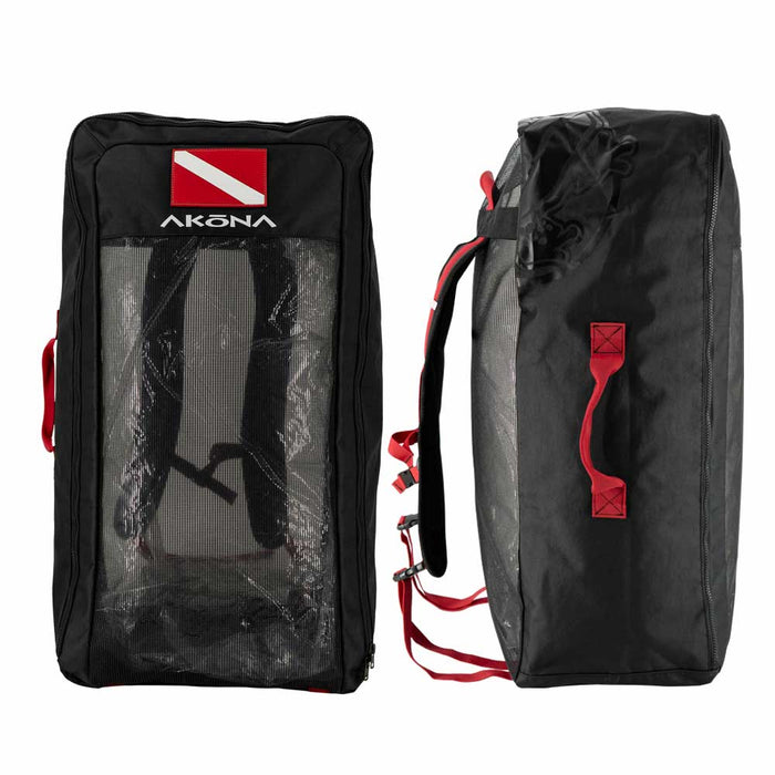 akona commuter laptop backpack Akona Azul Mesh Backpack: Ultimate Dive Buddy with Zippered Top & Secure Straps