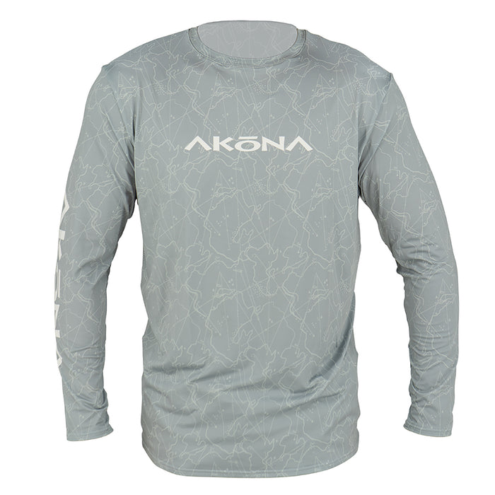 Akona Unisex Long Sleeve Sun Shirt with Mesh Back – 50+ SPF UV Protection & Moisture-Wicking Comfort