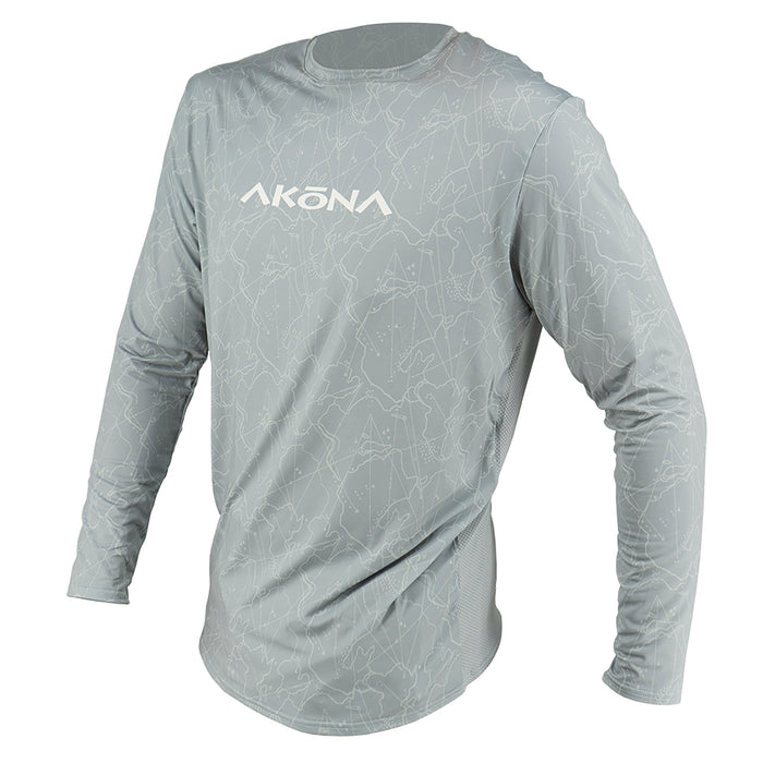 Akona Unisex Long Sleeve Sun Shirt with Mesh Back – 50+ SPF UV Protection & Moisture-Wicking Comfort