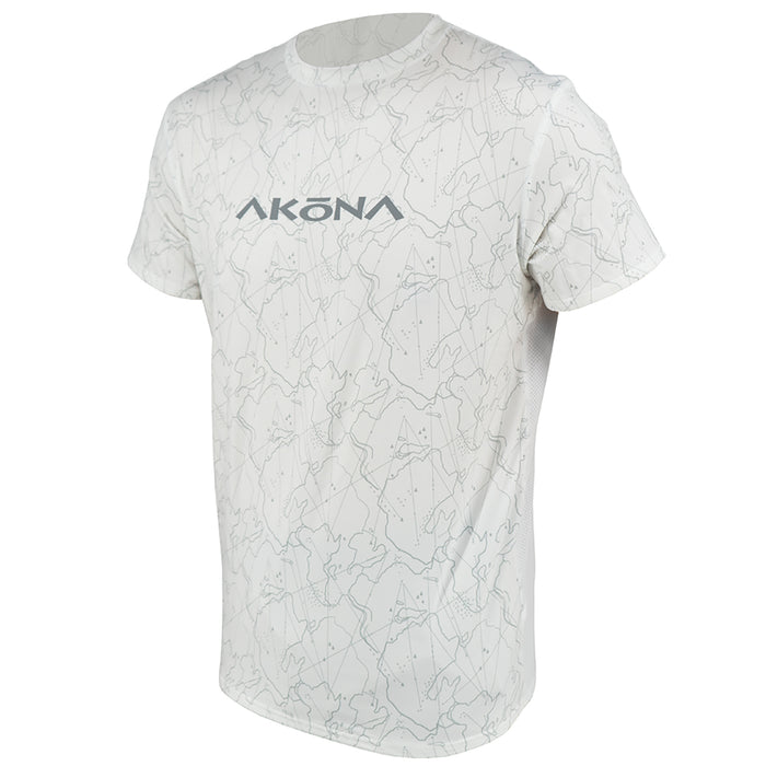 Akona Unisex Short Sleeve Sun Shirt with Mesh Back – 50+ SPF UV Protection & Moisture-Wicking Comfort