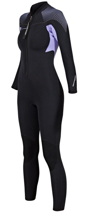 Henderson 3mm Thermoprene Pro Women’s Front Zip Jumpsuit with Duratex Knee Pads