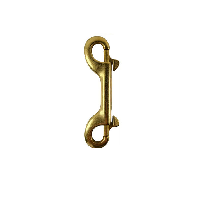 Aquatic Hunt Pack of 6 – Brass Premium 4" Brass Double Ended Bolt Snaps SS316 Clips