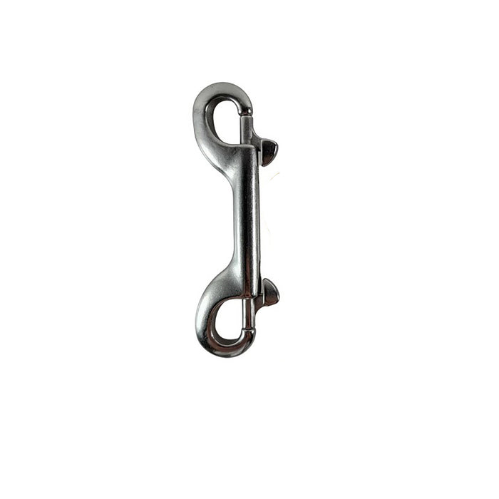 Aquatic Hunt Pack of 6 – Marine Grade 4" Stainless Steel Double Ended Bolt Snaps SS316 Clips
