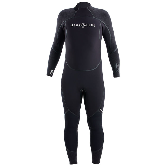 Aqua Lung Mens AquaFlex 7mm Back-Zip Scuba Diving Wet Jumpsuit