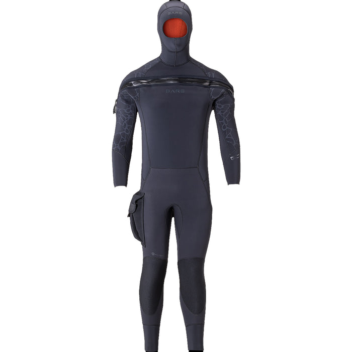 Bare 8/7mm Velocity Ultra 2.0 Men's Semi-Dry Wetsuit with Omnired® Infrared Technology - Cold Water Scuba Diving