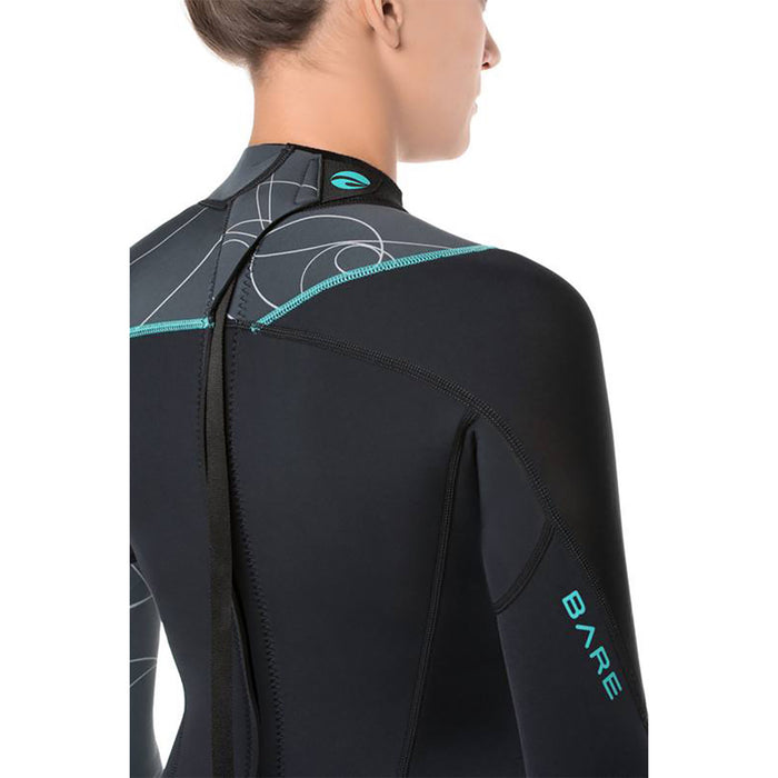 Bare Elate 5mm Women's Full Wetsuit - High-Stretch Neoprene Blend for Ultimate Comfort, Flexibility & Multi-Sport Performance