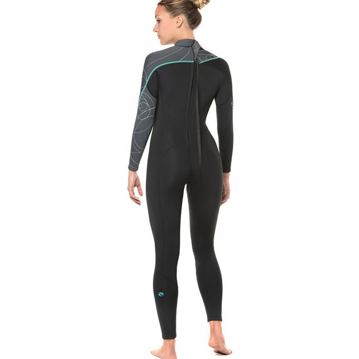 Bare Elate 5mm Women's Full Wetsuit - High-Stretch Neoprene Blend for Ultimate Comfort, Flexibility & Multi-Sport Performance