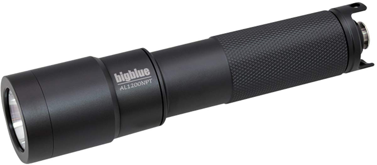 Bigblue 1200 Lumens Dive Light AL1200 w/ Tail Switch