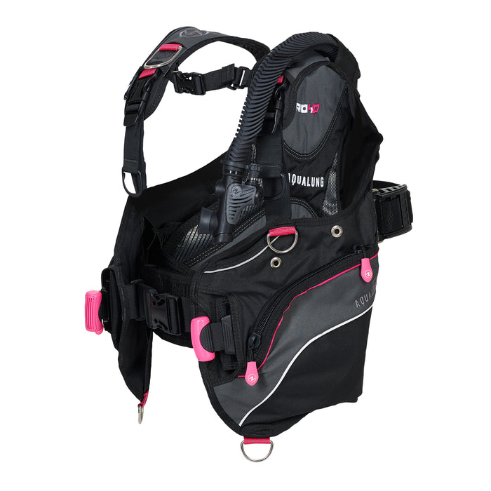 Aqua Lung Scuba Diving Essential Plus Package - Pro HD BCD, Titan Regulator, ABS Octopus & i330R 2-Gauge Console