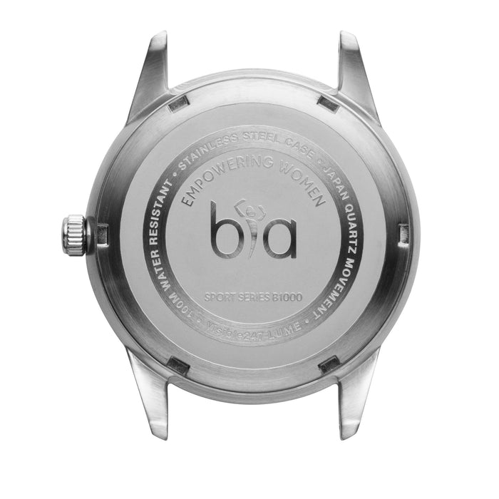 Bia Suffragette Women's Wrist Watch, Stainless Steel Case 100m Water Resistant / Visible247 Illumination Technology Scratch Resistant Glass Crystal / Japan Quartz