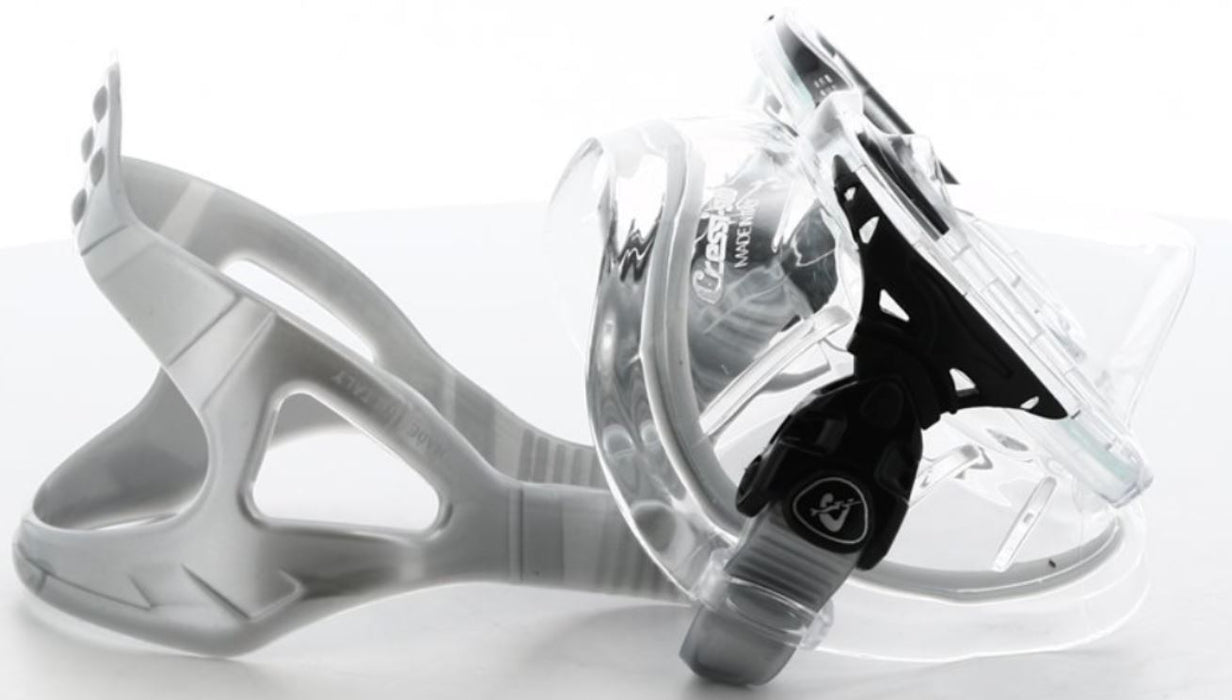 Cressi Adult High-End Scuba Diving Mask, Made in the Revolutionary Crystal Silicone - Big Eyes Evolution Crystal: Made in Italy