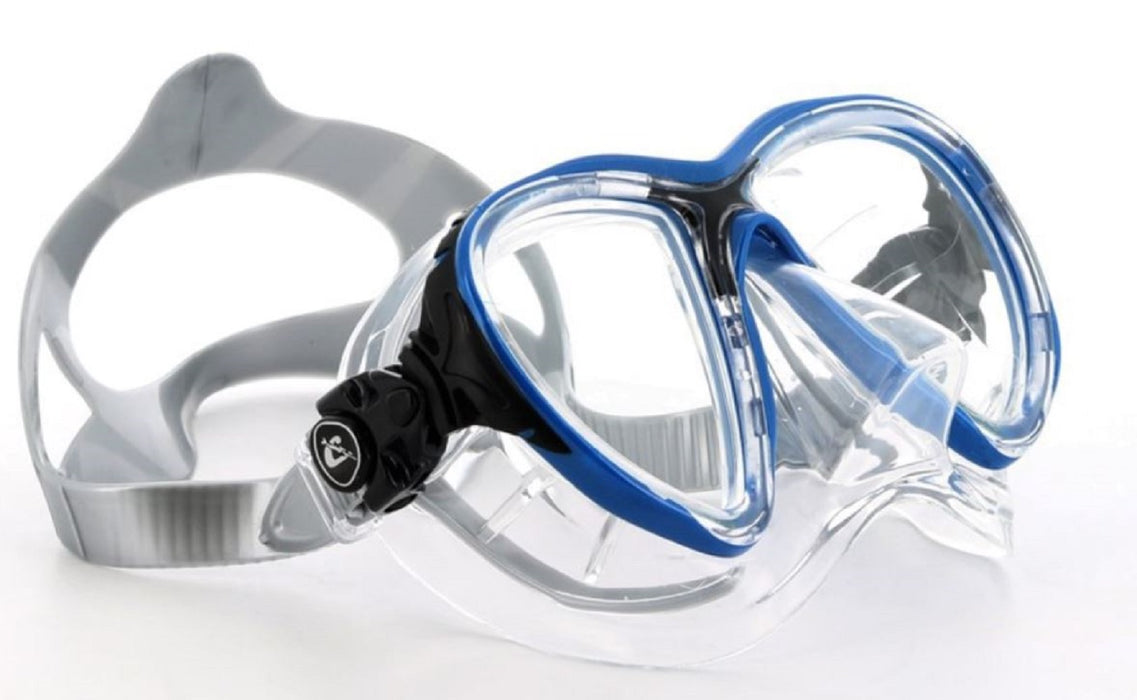 Cressi Adult High-End Scuba Diving Mask, Made in the Revolutionary Crystal Silicone - Big Eyes Evolution Crystal: Made in Italy