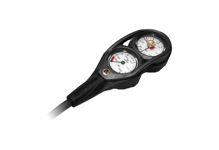 Apeks Pressure Gauge + Depth Gauge Console - Imperial