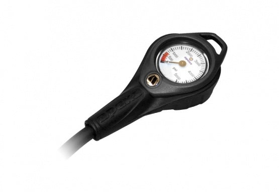 Apeks Pressure Gauge with Hose - Imperial Made of Highly Shock Resistant Material (Anti-Splinter Polycarbonate)