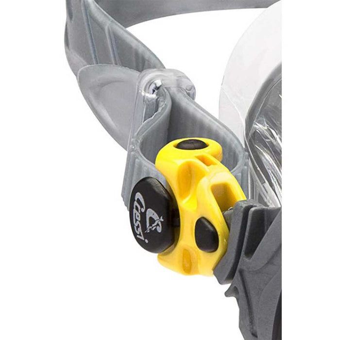 Cressi Adult High-End Scuba Diving Mask, Made in the Revolutionary Crystal Silicone - Big Eyes Evolution Crystal: Made in Italy