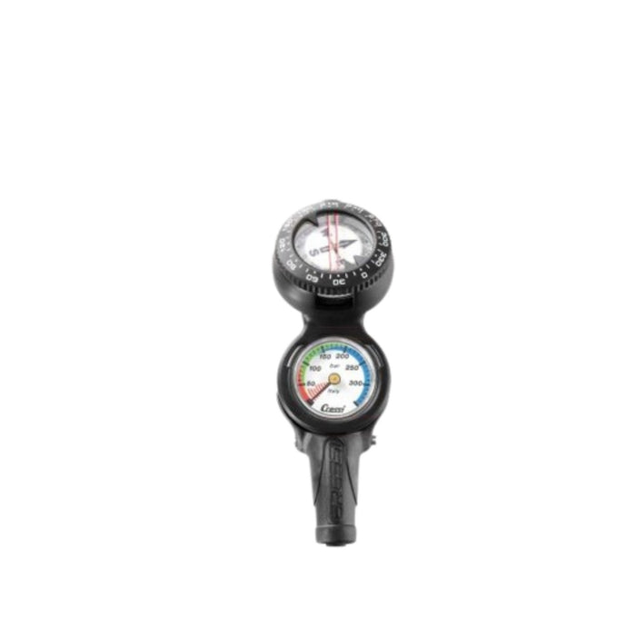 Cressi CP2 Analog Pressure & Depth Gauge Console – White, Imperial Units