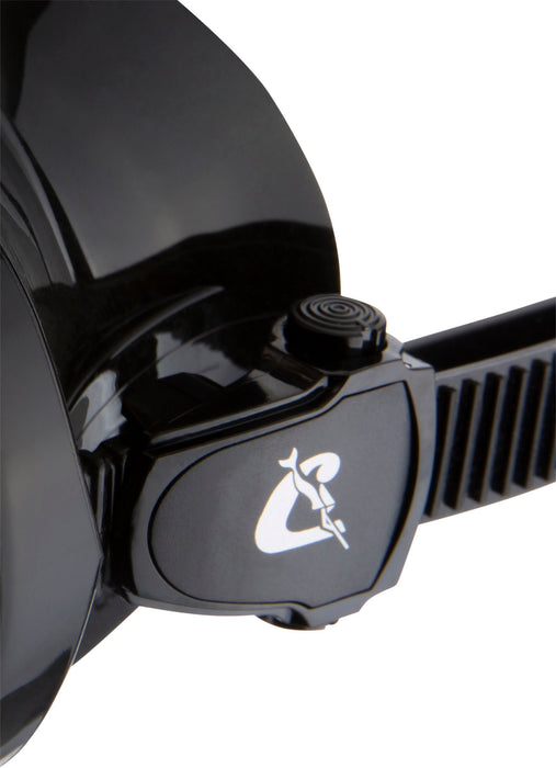 Cressi F-Dual Mask - Single Lens Frameless Scuba Mask for Good Visibility