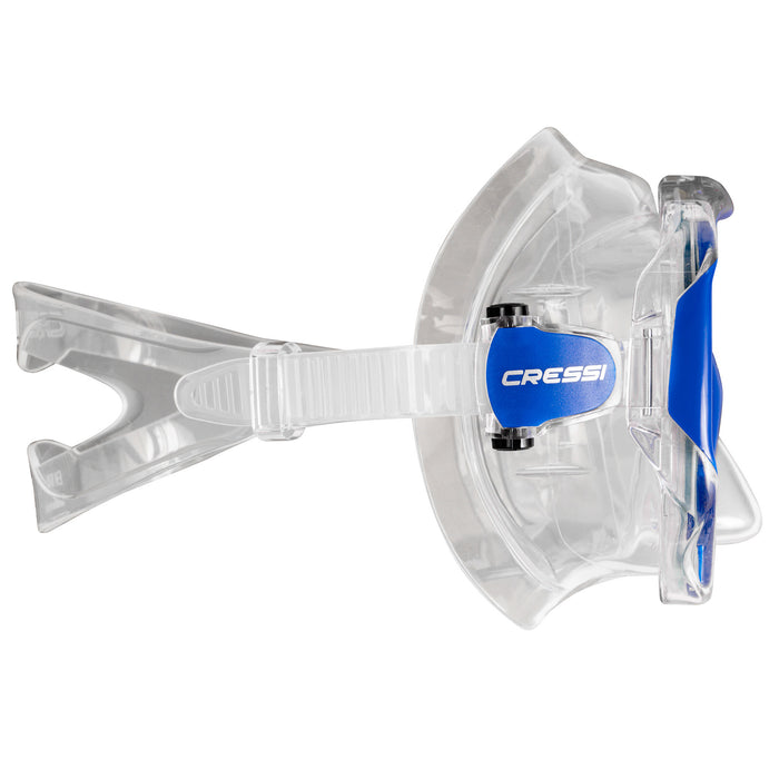 Cressi Liberty SCUBA Diving Mask: Wide View, Soft Silicone Skirt, and Easy Strap Adjustment