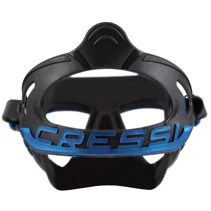 Cressi Quantum Dive Mask - Anti-Fog Thermoregulation Tech, Enhanced Downward Vision, Compact Italian Design