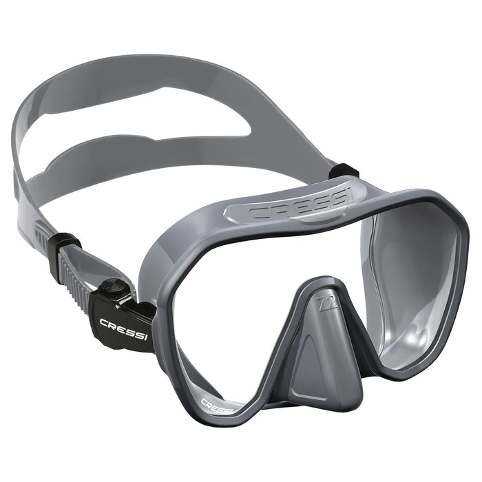 Cressi Z2 Frameless Dive Mask: Ultra-Light, Wide-View Design and Tiltable Buckles