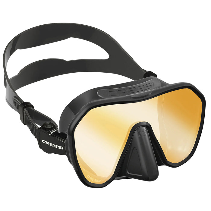 Cressi Z2 Frameless Dive Mask: Ultra-Light, Wide-View Design and Tiltable Buckles