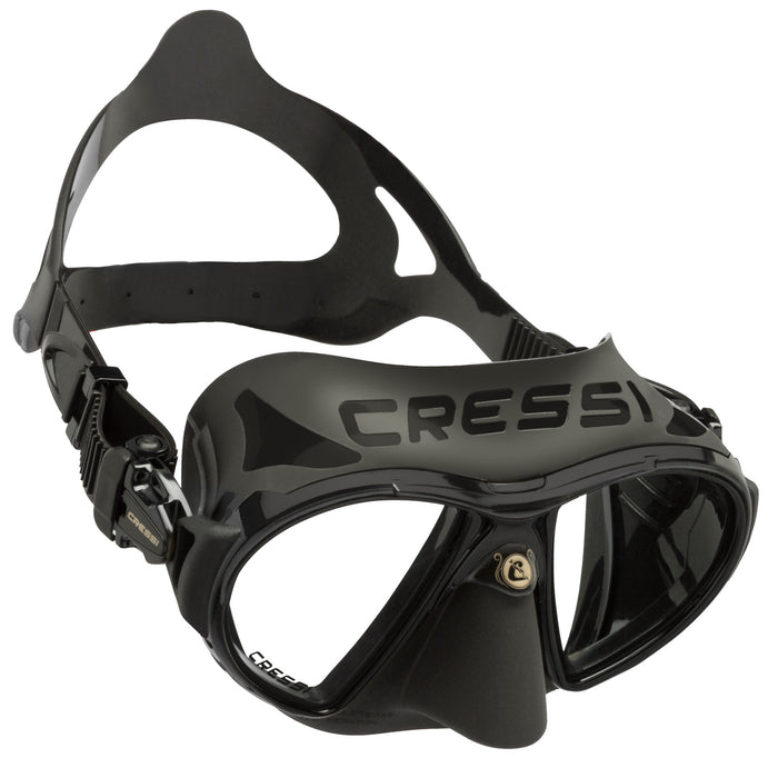 Cressi Zeus Diving Mask – Ultra Low Volume, Frameless Design with FOG STOP System
