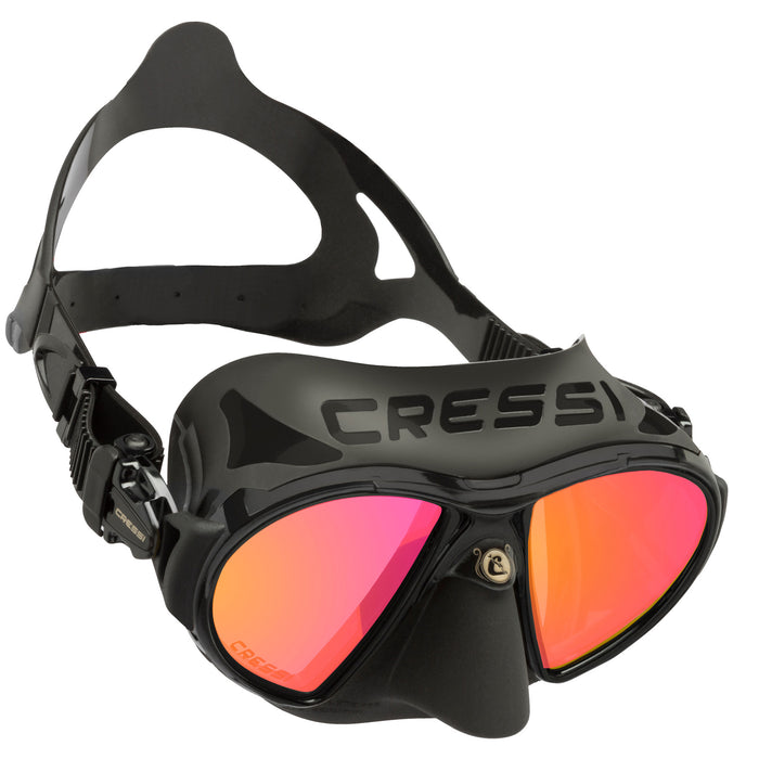 Cressi Zeus Diving Mask – Ultra Low Volume, Frameless Design with FOG STOP System