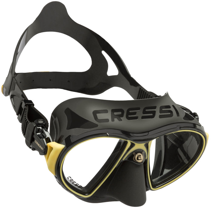 Cressi Zeus Diving Mask – Ultra Low Volume, Frameless Design with FOG STOP System